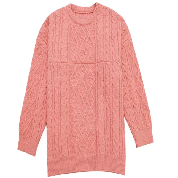 Pull d'allaitement tricoté