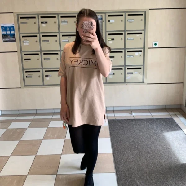 T-shirt d'allaitement Kaki – Image 3