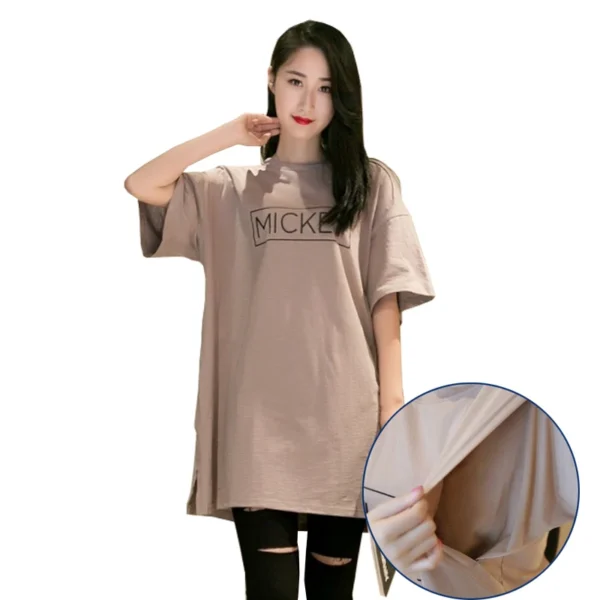 T-shirt d'allaitement Kaki
