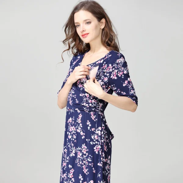 Robe d'Allaitement Motif Floral