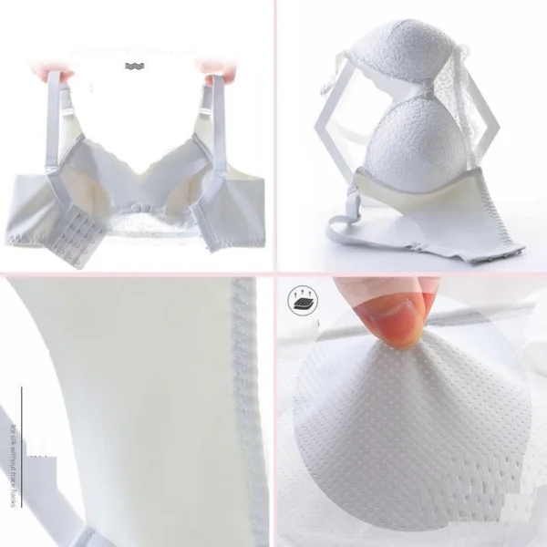 Soutien-Gorge d'Allaitement  en Dentelle Bleu – Image 3
