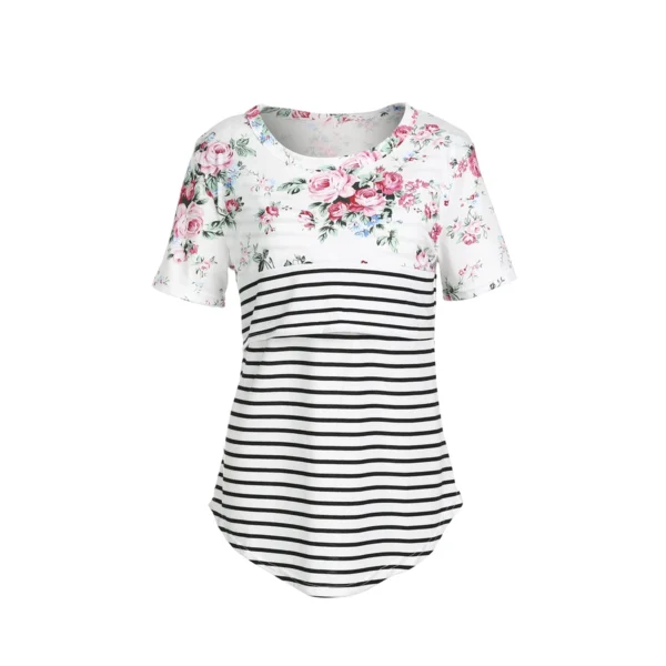 T-shirt d'allaitement style épuré – Image 2