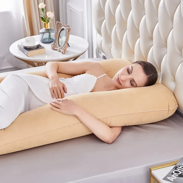 Coussin Allaitement Gonflable Confortable en Forme d'U – Image 8