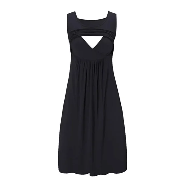 Robe d'allaitement uni – Image 3