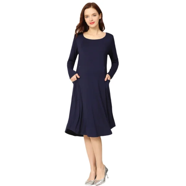 Robe d'Allaitement Manches Longues – Image 3