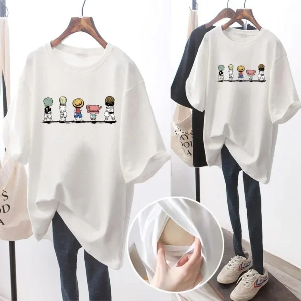 T-shirt d'Allaitement Oversize