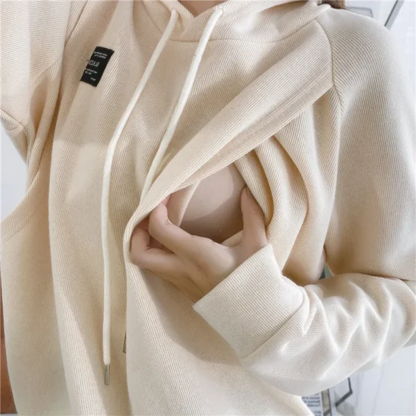 Pull d'allaitement moderne