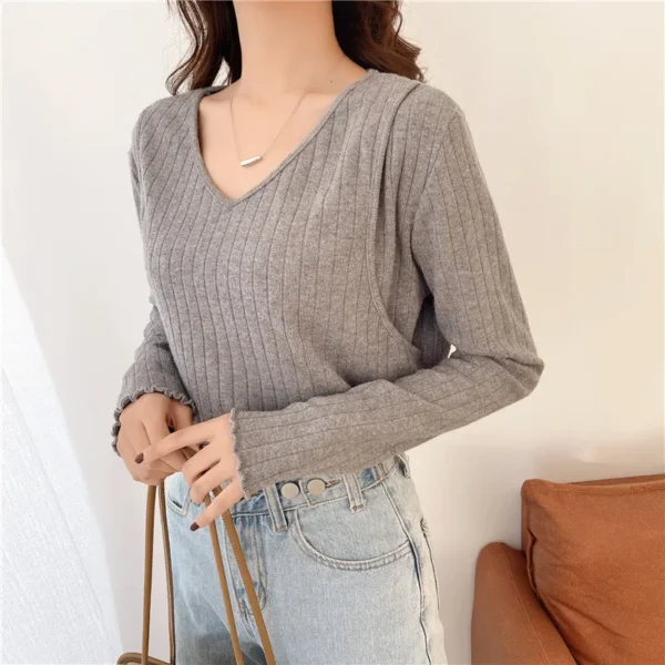 Pull d'Allaitement Col V – Image 2