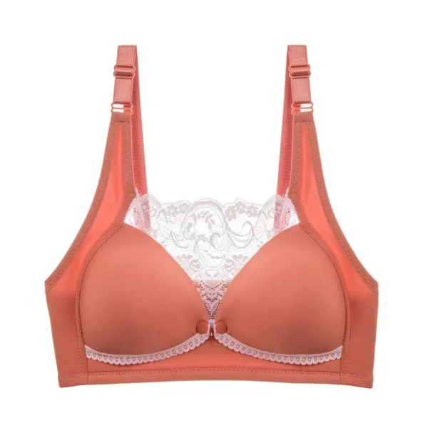 Soutien-Gorge d'Allaitement en Dentelle Orange – Image 4