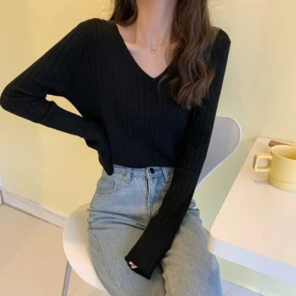 Pull d'Allaitement Col V – Image 4