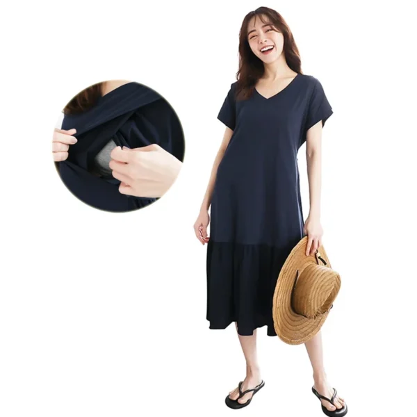 Robe d'allaitement confortable
