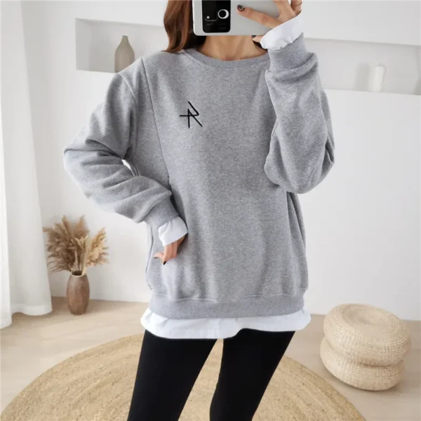Sweat d'allaitement gris