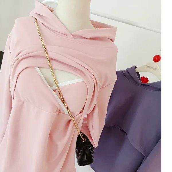 Pull pratique pour allaitement