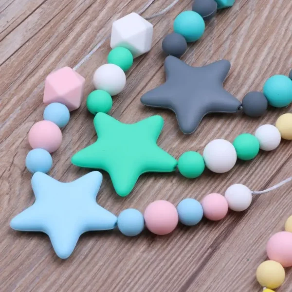 Collier de Dentition en Silicone pour Allaitement – Image 4