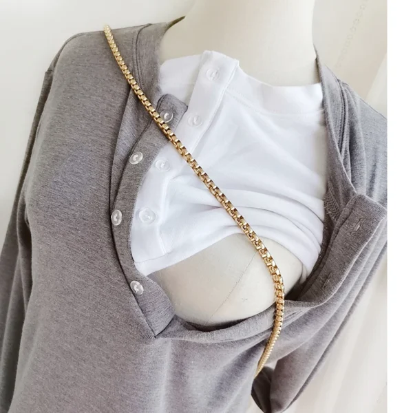 Pull d'allaitement avec doublure