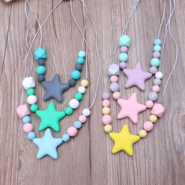 Collier de Dentition en Silicone pour Allaitement – Image 2