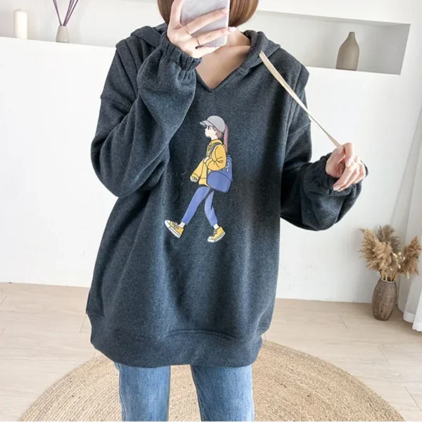 Sweat-shirt d'allaitement confortable