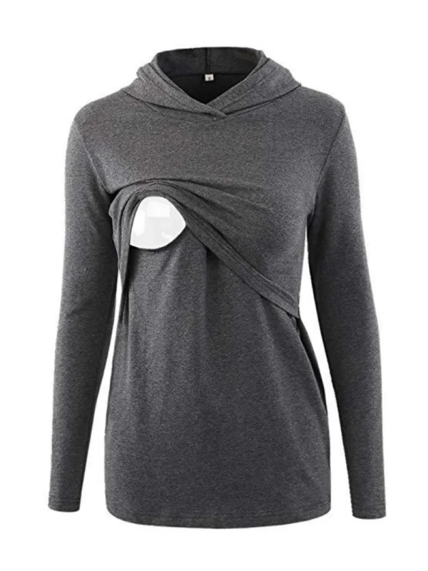 Sweat d'allaitement uni – Image 2