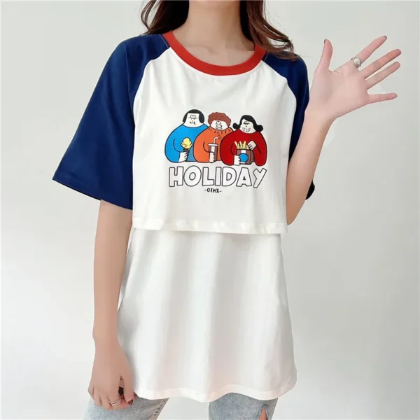 T-Shirt d'allaitement Holiday – Image 2
