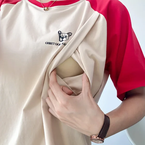 T-shirt d'allaitement pratique – Image 3