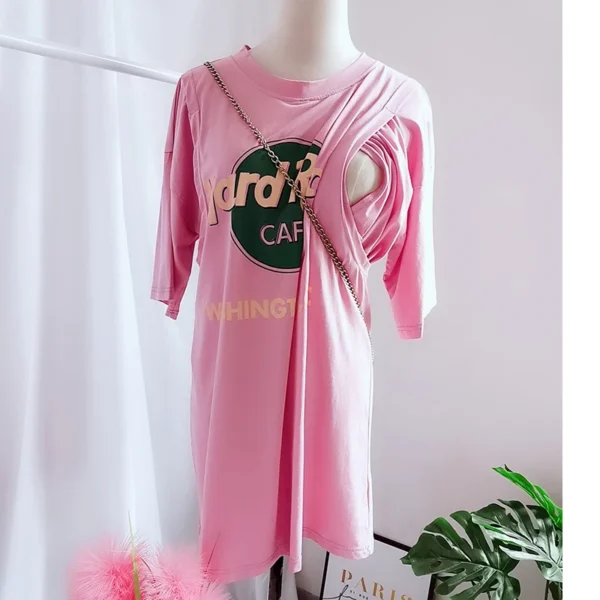 T-shirt d'Allaitement façon robe – Image 2