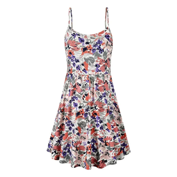 Robe d'allaitement courte fleuri – Image 5
