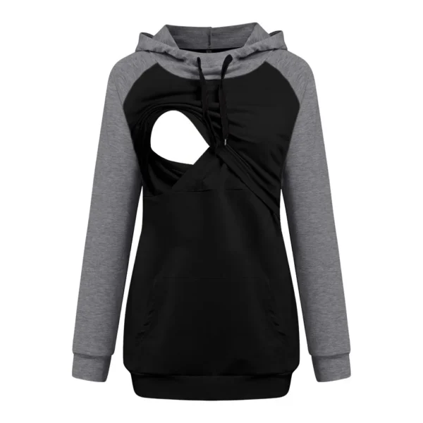 Sweat d'allaitement 2 tons