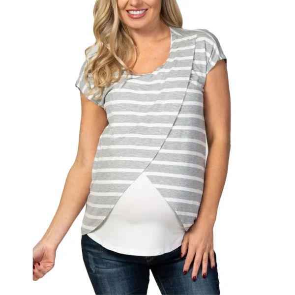T-shirt d'Allaitement croisé – Image 4