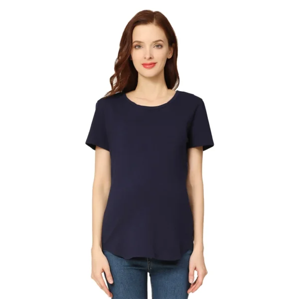 T-shirt d'Allaitement simple uni – Image 5