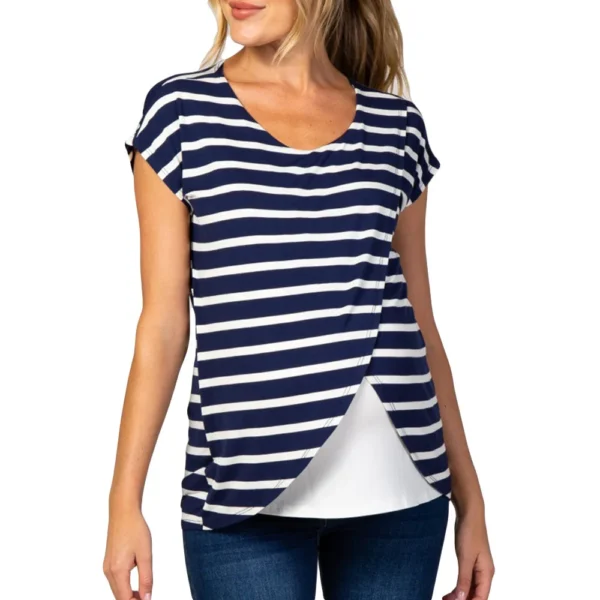 T-shirt d'Allaitement croisé – Image 3