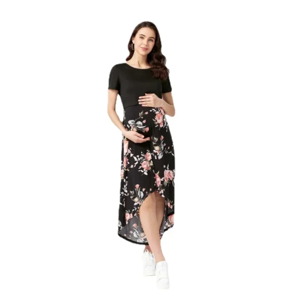 Robe d'allaitement stylée