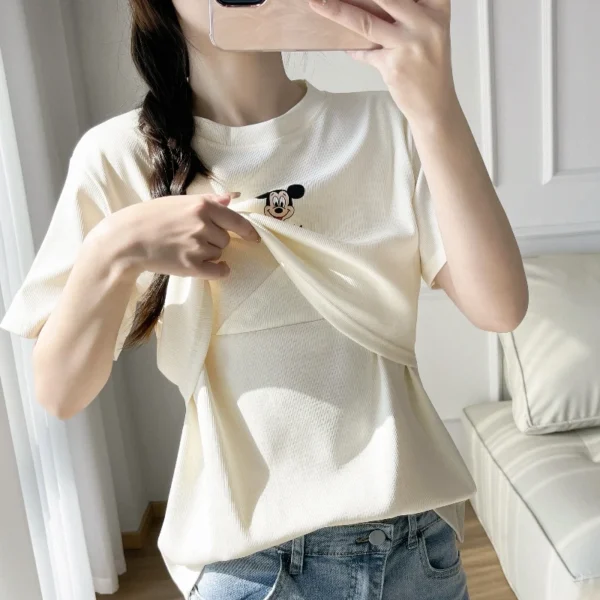 T-shirt d'allaitement pour été