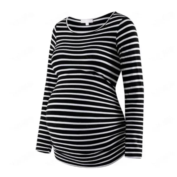 T-shirt d'allaitement col rond – Image 3