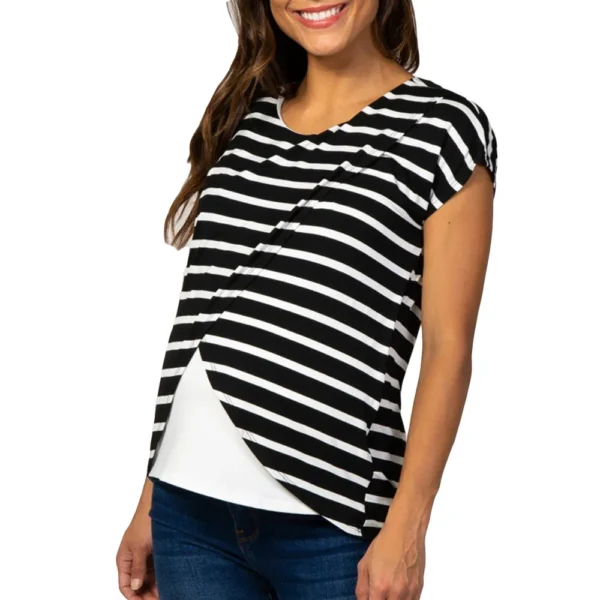 T-shirt d'Allaitement croisé – Image 2