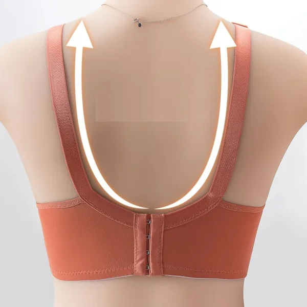 Soutien-Gorge d'Allaitement en Dentelle Orange – Image 3