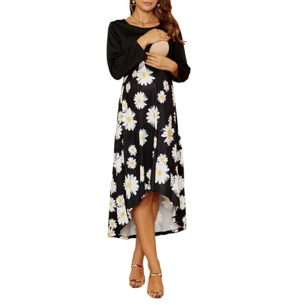 Robe d'Allaitement Imprimée – Image 4